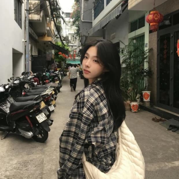 아워캐비넷 헤비 체크 셔츠