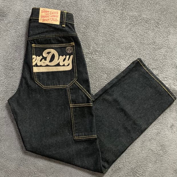슈퍼드라이 카펜터 데님팬츠 W28