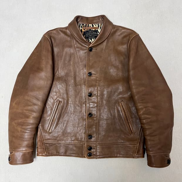 와코마리아 19FW 코삭자켓 카우하이드 브라운 L사이즈