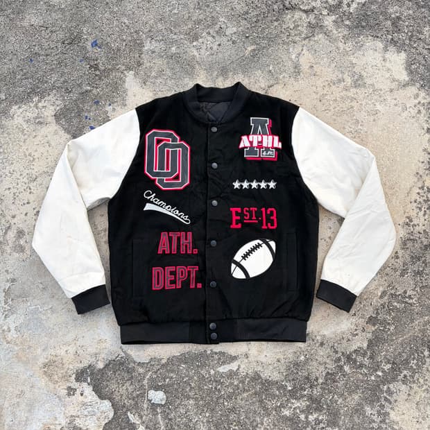 World Wlde 빈티지 울 바시티 자켓 L