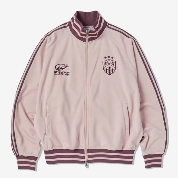 트래블 져지 트랙 자켓 핑크 M