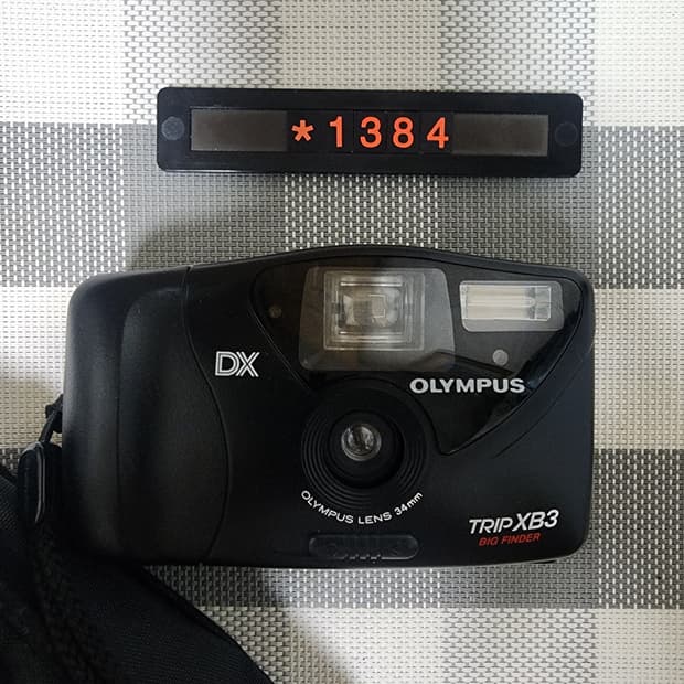올림푸스 트랩 XB 3 빅파인더 필름카메라 파우치포함