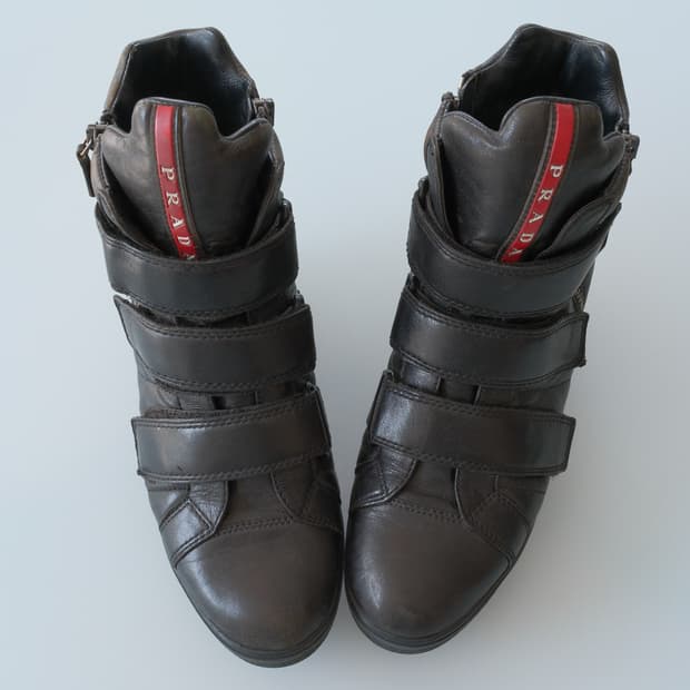 PRADA SPORT wedge sneakers