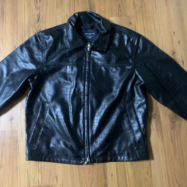 [M] 아베크롬비 레더자켓