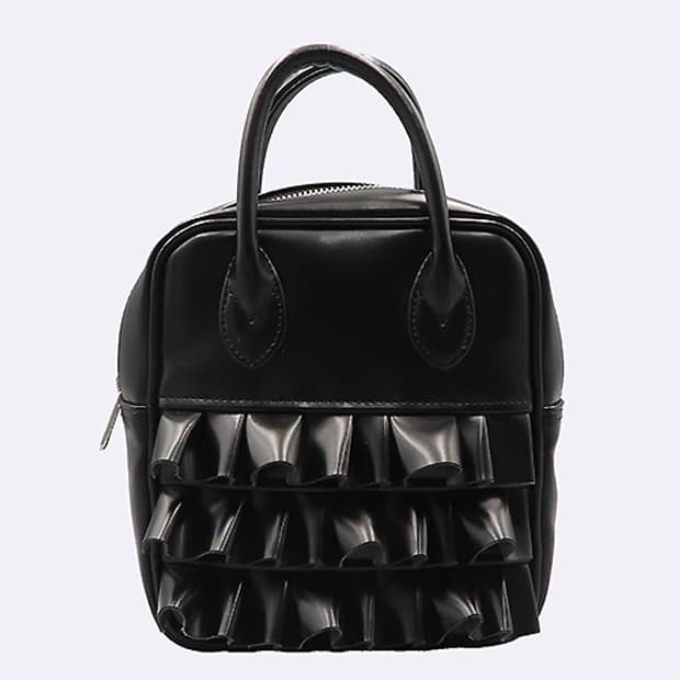 꼼데가르송 프릴백 블랙