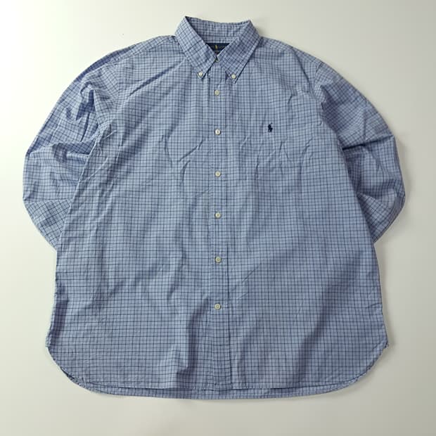 CA585 2XL 폴로 클래식핏 멀티 스몰체크 셔츠 남방