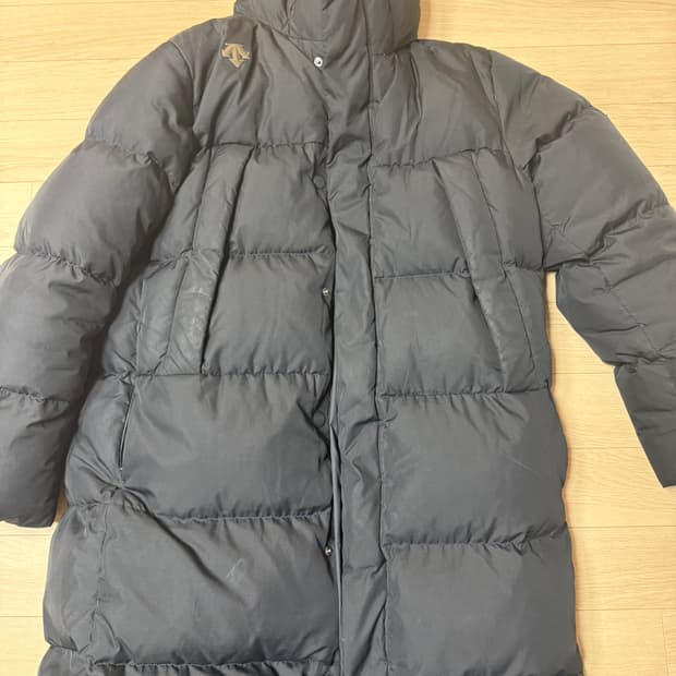 데상트 구스다운 롱패딩