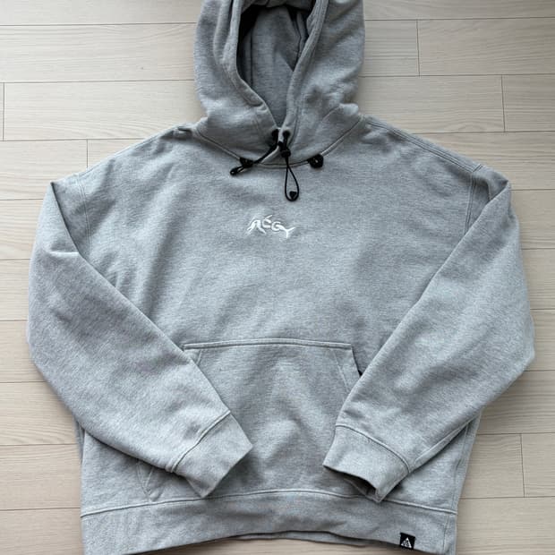 [국내정품] 나이키 ACG 돌핀 후드 그레이 헤더 XXL (105)