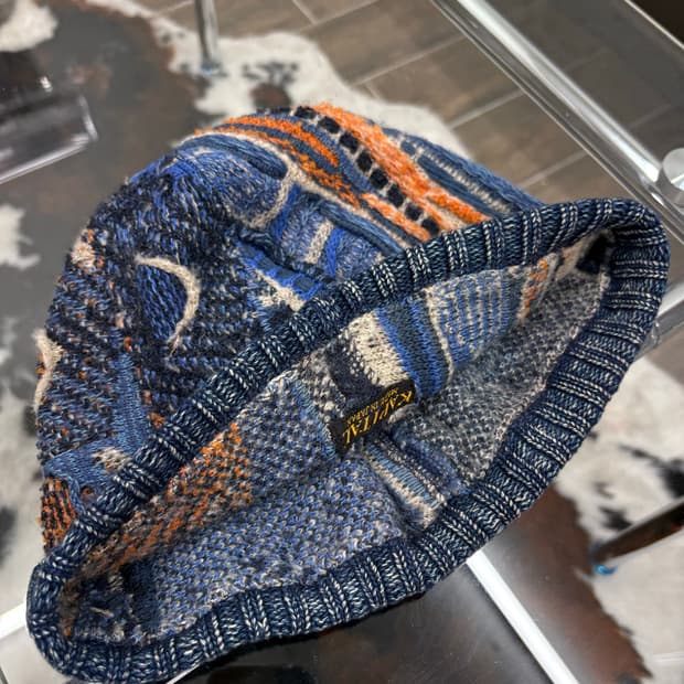 Kapital 캐피탈 보로 패턴 니트 비니