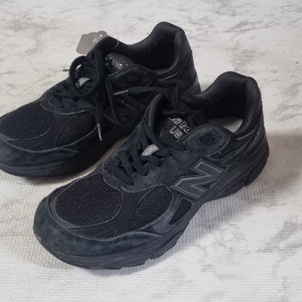 뉴발란스 990v3 트리플 블랙 265
