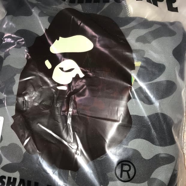 Bape 베이프 카모 샤크후드집업