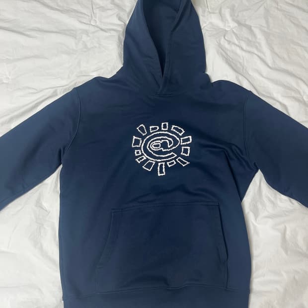 Always Do What should Do 후드티 네이비