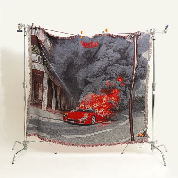 슈퍼벨로체 버닝 페라리 F40 블랭킷 담요