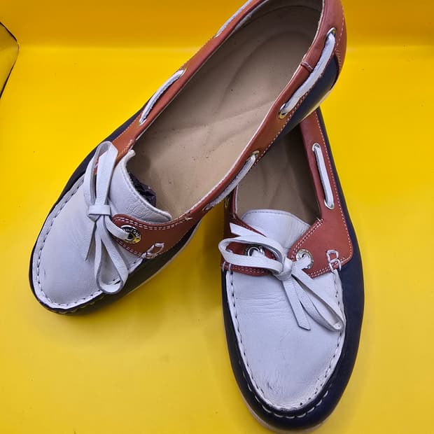 영에이지 천연가죽 보트슈즈 225