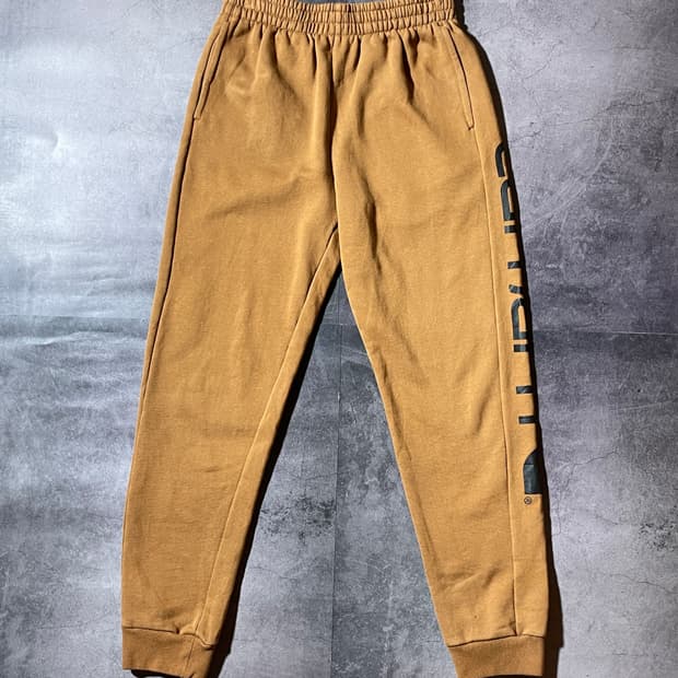 CARHARTT 칼하트 밴딩 브라운 트레이닝 조거팬츠