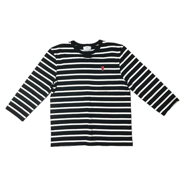 아미 스트라이프 롱슬리브 