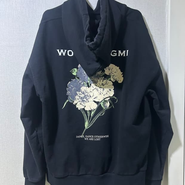 우영미 플라워 후드티