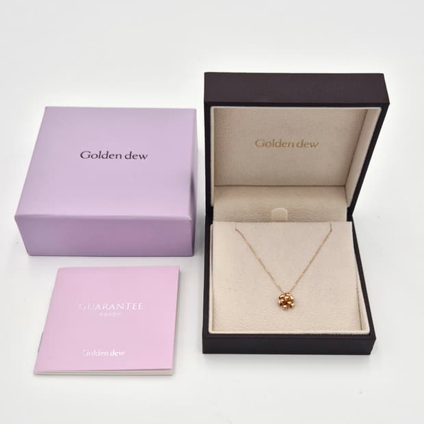 골드듀 KU 쁘띠 봉봉 핑크골드 목걸이