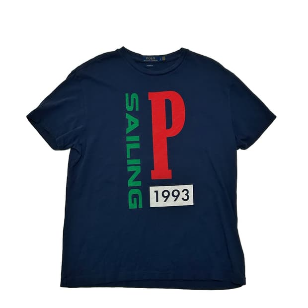 M)폴로 랄프로렌 SAILING 1993 프린트 티셔츠