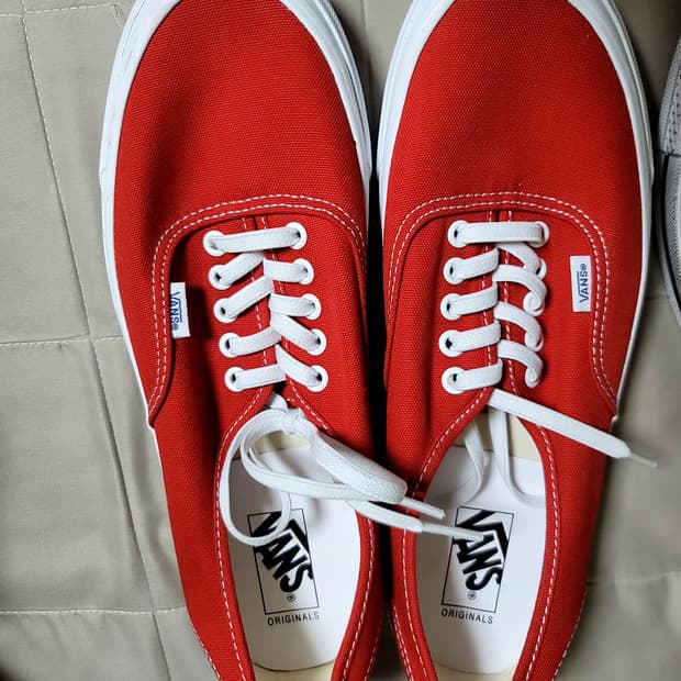 새상품 반스 볼트 OG 어센틱 LX 레드 290