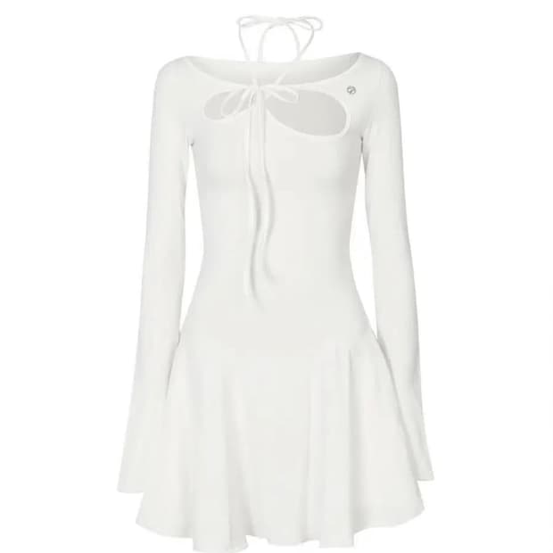 페인오어플레저 ORCHID DRESS white M