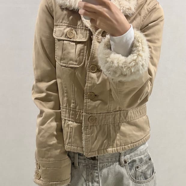 아베크롬비 쉐르파 카라퍼 자켓