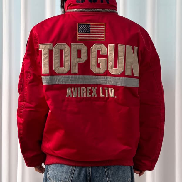 [M](새상품)아비렉스 AVIREX 탑건 TOPGUN 항공 점퍼