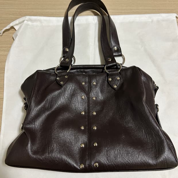 샌드뮤지엄 MAGAZINE BAG 다크브라운