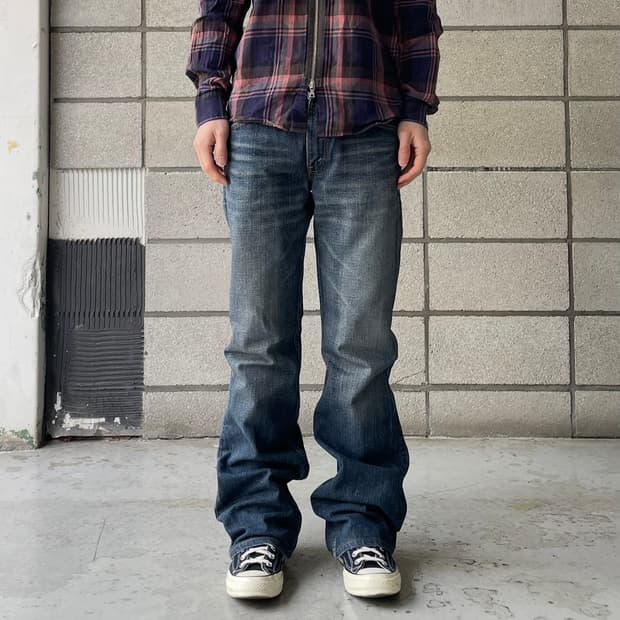 리바이스 517 플레어 데님 팬츠