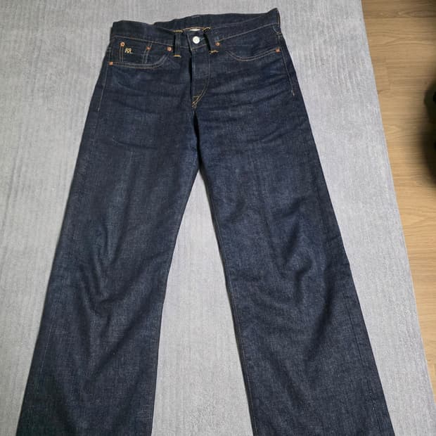 RRL 빈티지 파이브 포켓 원워시 데님 판매합니다.