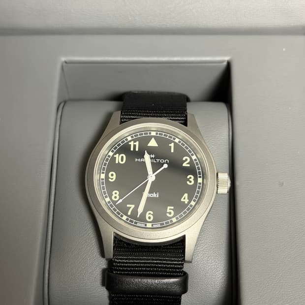 해밀턴 카키필드 38mm 쿼츠