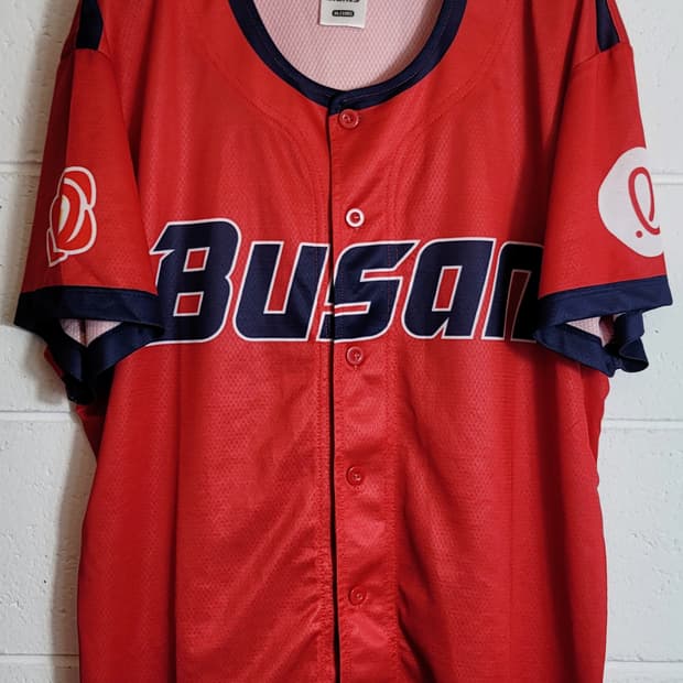 [105.XL] 롯데자이언츠 부산 동백유니폼(응원용의류) 판매