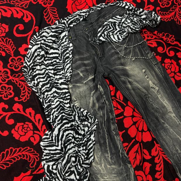 Zebra Rock-Punk muffler