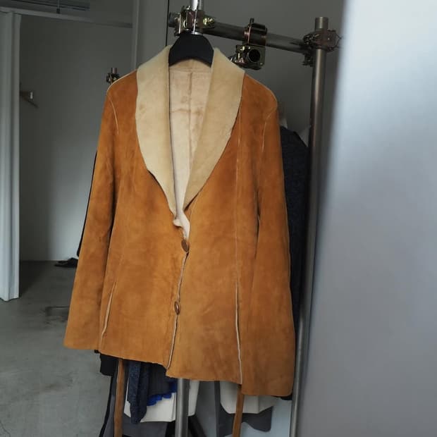 BORGO dei BLu suede shearing jacket 