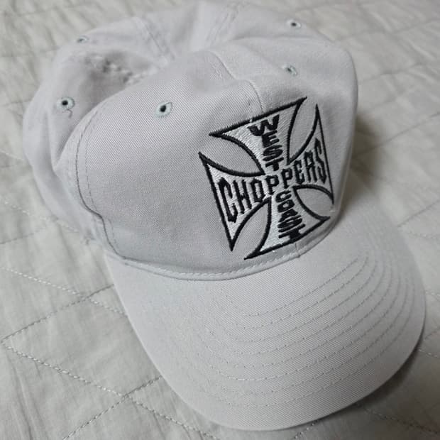 [OS] 빈티지 웨스트코스트차퍼스 WCC 6패널 아이언크로스 캡 그레이
