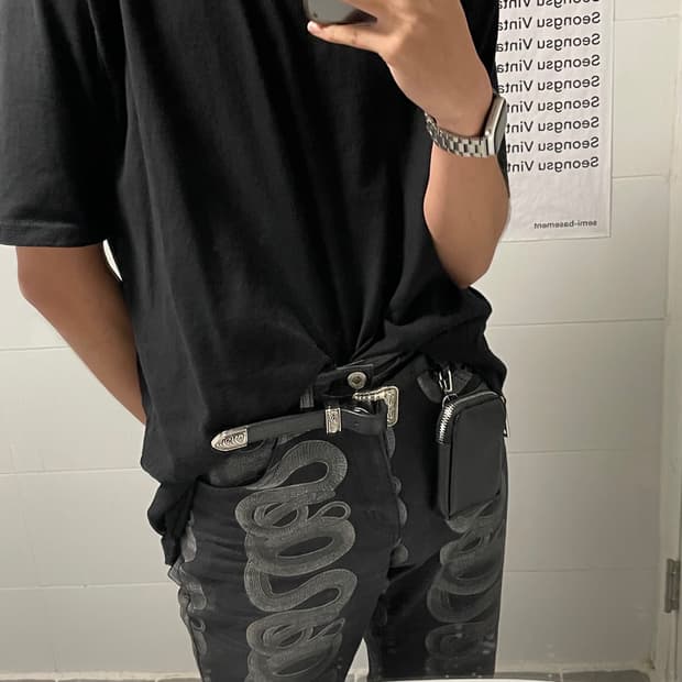 (L) Hysteric Glamour Snake jean