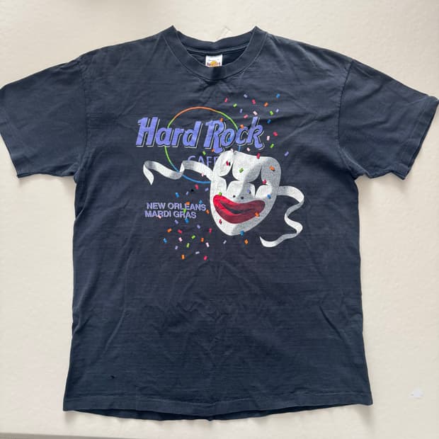 하드락 마스크 티셔츠 90’s XL (105)