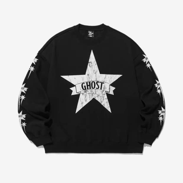 나이스고스트클럽 GHOST STAR LOGO SWEATSHIRTS