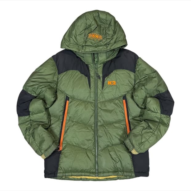  (바배) K2 구스다운 그린 패딩