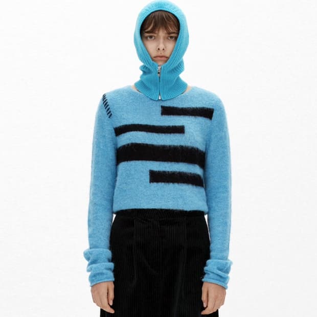 더오픈프로덕트(TheOpen Product) 스트라이프 알파카블렌드 니트