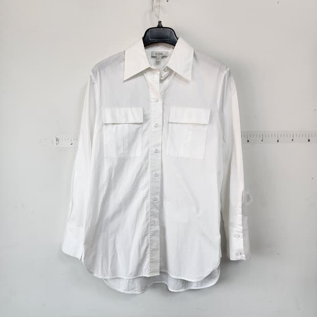 COS 코스 화이트 포켓 셔츠