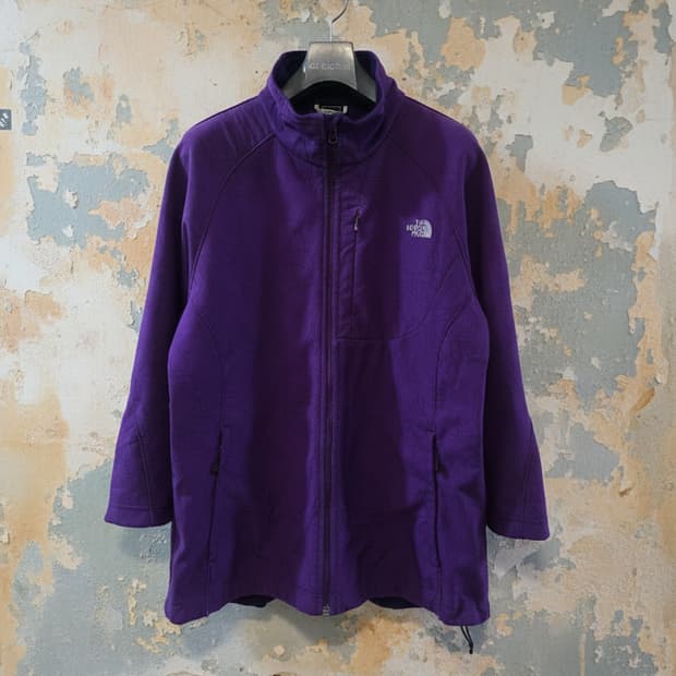 노스페이스 여성 플리스 집업 보라색 77