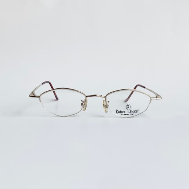 [픽키-720] 데드스탁 하프림 골드 메탈 호피 빈티지안경