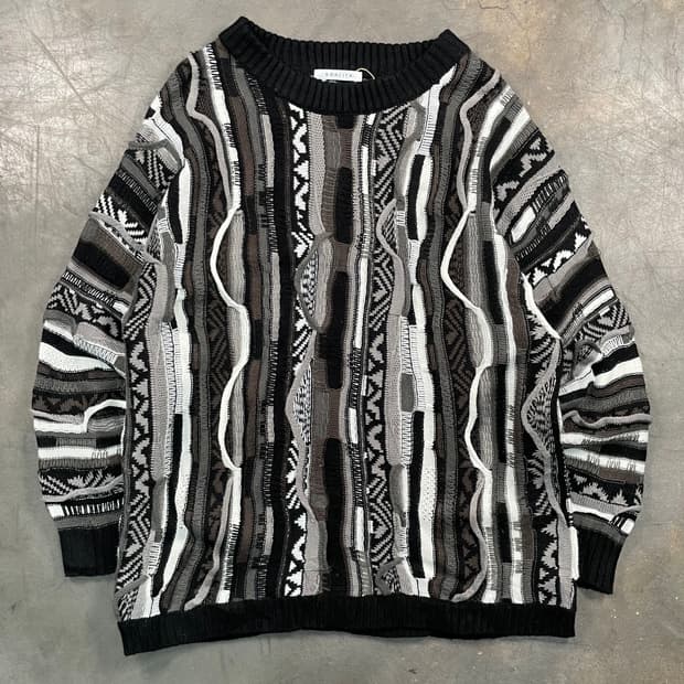 빈티지 케이블 니트