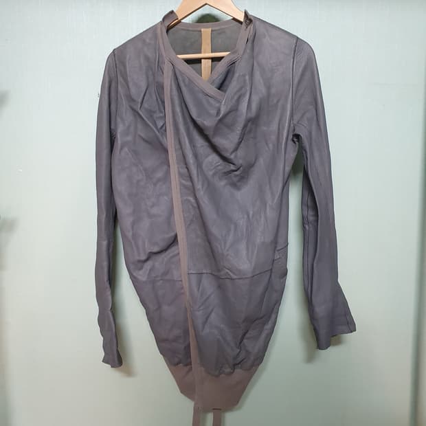 아이작세럼 사슴 가죽 자켓 38