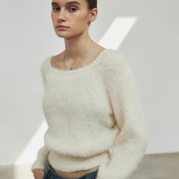 닉앤니콜 ANGORA PULLOVER KNIT