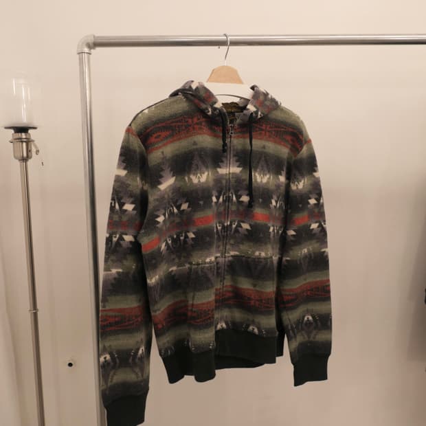 RRL 에스닉 패턴 후드집업