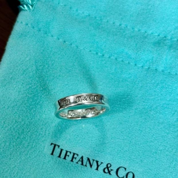 티파니 앤 코 1837 링 네로우 실버 5사이즈