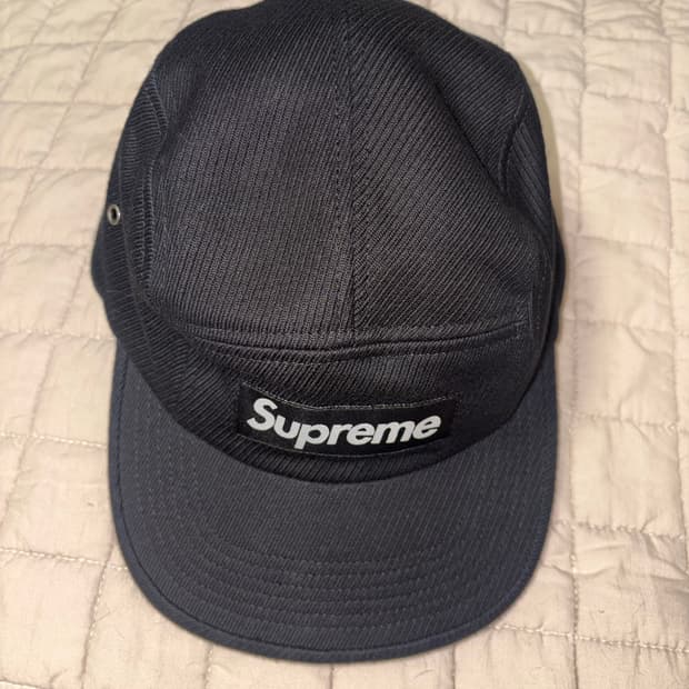 슈프림 가죽 스트랩 캡프캡 모자