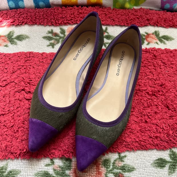 안나 바이구에라 annabaiguera 콤플랫 슈즈 퍼플 38